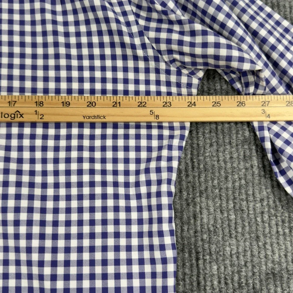 Polo Ralph Lauren Shirt Mens Large Purple Check Button‎ Down Long Sleeve Casual